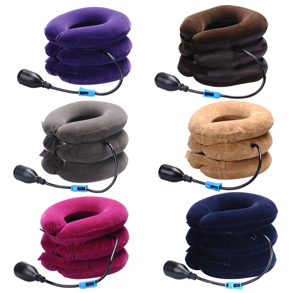 neck massage Inflatable collar to relieve neck muscles, reduce headaches, mild stretching of the cervical spine. Main image