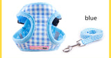 Adjustable Soft Breathable summer pet Dog Harness Vest and leash for small Dog Collar Cat Pet Dogs Leash running Chest Strap