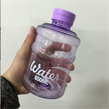 CJ031 Bottled Water bottle Plastic Portable 650ml Drinking Bottle Drinkware Readily bottle
