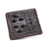 Crocodile pattern men's short wallet leisure wallet High-quality genuine leather Spring and summer new leather wallet