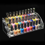 Clear/Transparent Nail Polish Rack Multi layers Cosmetic Varnish Display Stand Holder Manicure Tool Organizer Storage Shelf