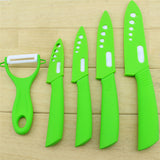brand high quality kitchen knife ceramic knife set Ceramic Knife Set 3" 4" 5" 6" inch+peeler+Acrylic Stand kitchen