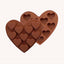 New Ten  Heart Silicone Lollipop Chocolate Mold Candy Wedding Decoration Bakeware Cooking Fondant Cake Tools