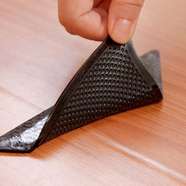 Rug Carpet 4 pcs/set Mat Grippers Non Slip Anti-skid Reusable Washable Grip For Home Bath Living Room carpet Accessory