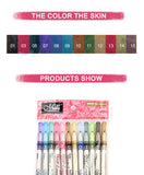 Menow Brand 12 Colors/Set Eyeliner Lip Pencil Waterproof Eye shadow Make up kit Cosmetic 3-in-one Eyes Makeup maquiagem 5471
