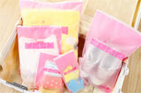 8 PCS/set Cartoon Travel Organizer Clothing Storage Bag Zip Lock Plastic Bags Waterproof Garment Shoe Sock Luggage Bag Y119