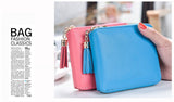 New Korean version  simple square lady wallet High-quality PU leather Short zipper purse fringed mini women's purse