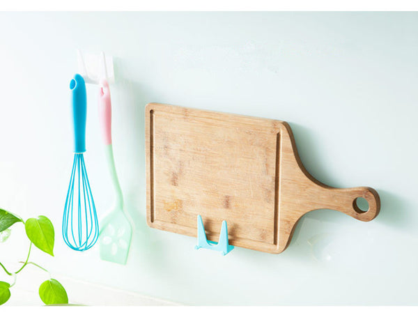 Wall Housekeeper Plastic Kitchen Pot Pan Cover Shell Cover Sucker Tool Bracket Storage Organizer Rack Hanger Dropshipping