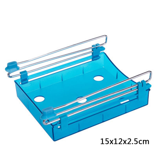 Creative Refrigerator Storage Box Fresh Spacer Layer Storage Rack Drawer Fresh Spacer Sort Kitchen Tool 16.5x15cm