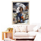 DIY 5D Diamond Embroidery The Romantic couples Round Diamond Painting Cross Stitch Kits Diamond Mosaic Home Decoration