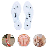New Men and Women Magnetic Therapy Foot Insole Transparent Silicone Anti-fatigue Health Care Massage Slimming Weight Loss Insole
