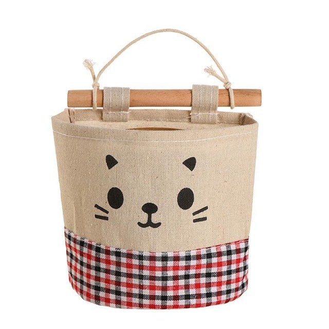 Wall Door Closet Hanging Storage Bag Organizer Wall Mount/Over The Door Magazine Storage Pockets