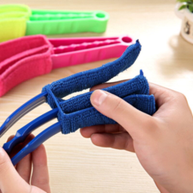 Hot Sale Multifunctional Cleaning Brushs For Blinds Air Conditioning Shutter Brush Corners Gap Washable Cleaning Brush