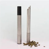 Tea Strainer Stick Stainless Steel Pipe Design Mesh Tea Filter Coffee Teapot Tools
