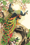 HELLOYOUNG Digital Painting picture drawing  Painting Peacock three by numbers oil paintings chinese scroll paintings Home Decor