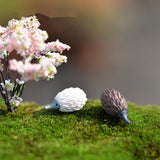 XBJ135 Mini 8pcs Color hedgehog decoration supplies moss micro landscape deco  Garden deco Creative handicrafts