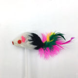 Funny Pet small animals Toys for Cats and dog Feather Mouse Bottom Sucker Kitten Playing Toys Pet Seat Scratch Toy For dog