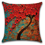 BZ148 Luxury Rich Tree and Flowers Cushion Cover Pillow Case Home Textiles supplies decorative throw pillows chair seat