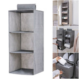 Wardrobe Hanging Storage Bag Interlayer Drawer Type Clothes Hangers Holder Portable Organizer Hanging Closet Organizer