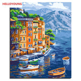 Gold Coast DIY Handpainted Oil Painting Digital Painting by numbers oil paintings chinese scroll paintings Home Decoration
