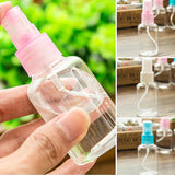 50ml Mini Travel Use Transparent Plastic Perfume Atomizer Small Soap Storage Skin Care Empty Spray Refillable Bottle