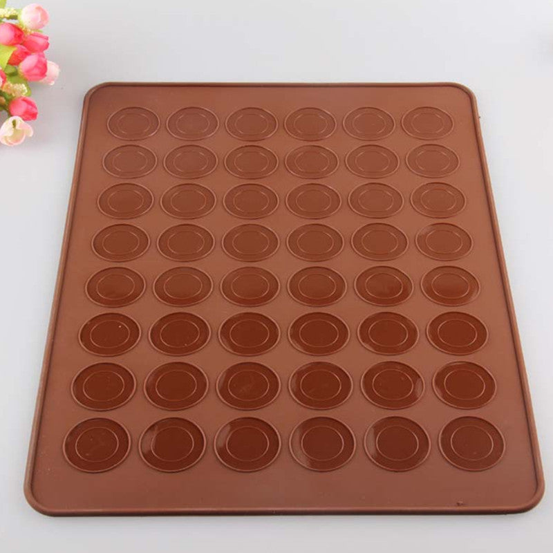 Pastry Tools Large Size 48 Holes Macaron Silicone Baking Mat Cake , Christmas Bakeware, Muffin Mold/decorating Tips Tools Main image