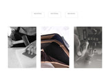 Elegant casual men's wallet vertical section multi-function card holder PU genuine multi-card buckle purse