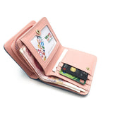 Women cute cat wallet small zipper girl wallet brand designed pu leather women coin purse female card holder wallet