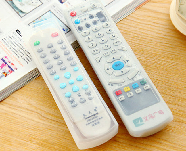 Silicone Protective Case Cover Skin For TV Remote Control Dust Cover Holder Organizer Can Be Cleaned Home Decoration