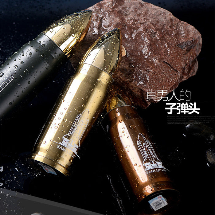 CJ015 Rocket bullet bullet vacuum insulation bottle outdoor portable bottle creative bottles Drinking water bottle Drinkware Secondary image