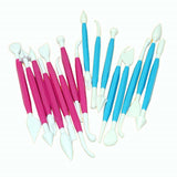 New 8Pcs/set Sugarcraft Fondant Grade Plastic Cake Pastry Carving Cutter Decorating Flower Clay Modelling Craft Tool