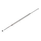 Earpick Double-Ended Stainless Steel Spiral Ear Pick Spoon Ear Wax Removal Cleaning Tool Health Care Tool 1 Pc