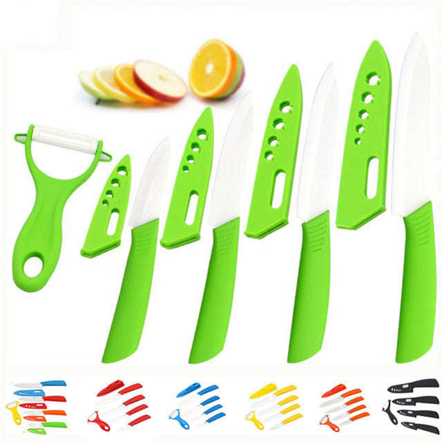 brand high quality kitchen knife ceramic knife set Ceramic Knife Set 3" 4" 5" 6" inch+peeler+Acrylic Stand kitchen Main image