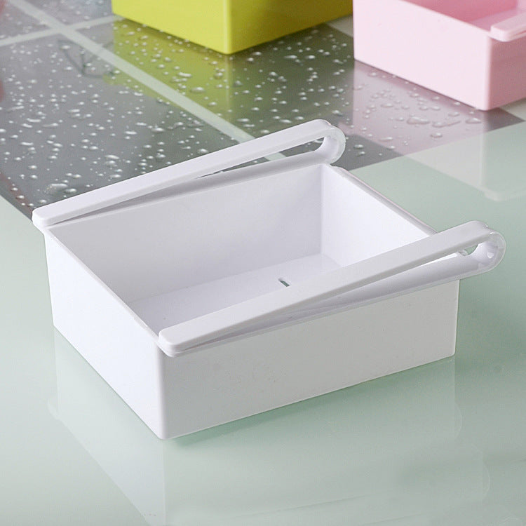 Creative Refrigerator Storage Box Fresh Spacer Layer Storage Rack Drawer Fresh Spacer Sort Kitchen Tool 16.5x15cm