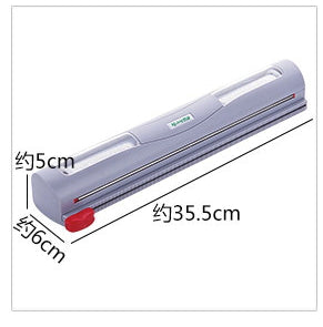 Magic ABS Good Useful Fruit Food Fresh Keeping Plastic Cling Wrap Dispenser Preservative Film Cutter Kitchen Tool Accessories