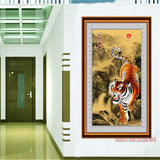 DIY 5D Diamonds Embroidery Diamond Mosaic Siberia Tiger Round Diamond Painting Cross Stitch Kits Home Decoration