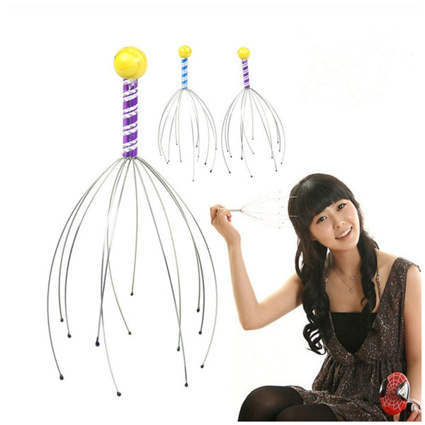 anti-stress Scores Of Pains Octopus Head Head Skin Care Neck Relief Stress Relaxing Claw Massage Skin Care Massager C178 1 PC .