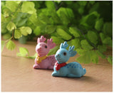 XBJ157 Mini 6pcs Sika deer decoration supplies moss micro landscape deco  Garden deco Creative handicrafts