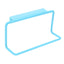 Garbage Bag Hanging Holder Cupboard Door Back Trash Rack Kitchen Cabinets Storage Towel Shelf Holders Storage