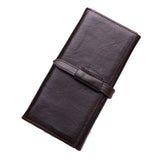 Long business and leisure hand holding High-quality cow leather multi-card purse Genuine Leather men's wallet