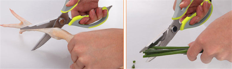 kitchen scissors knife for fish chicken household stainless steel multifunction cutter shears cooking tools