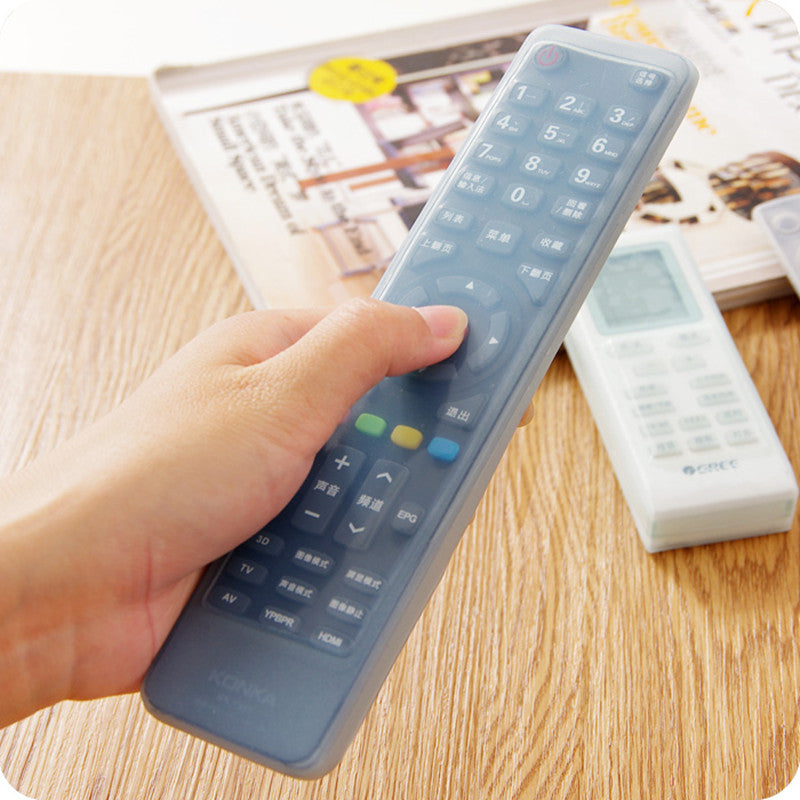 Silicone Protective Case Cover Skin For TV Remote Control Dust Cover Holder Organizer Can Be Cleaned Home Decoration