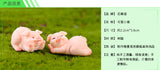 2pcs/lot Cute Pigs Micro Landscape Resin Crafts Small Decoration Keychain Accessories Dolls 12 Zodiac Pigs
