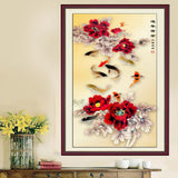 DIY 5D Diamond Embroidery Year After Year Have Fishes Round Diamond Painting Cross Stitch Kits Diamond Mosaic Home Decor