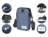 Waterproof Men Shoulder Bag Oxford Crossbody Bags Mini Back Pack Usb Kids Wallet Messenger Bag Men Small Travel Pouch