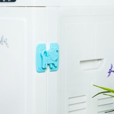 Cabinet Door Refrigerator Toilet Safety Lock For Child Baby Safety Lock Cartoon Dog Puppy Shape Safety Fridge Door Locks
