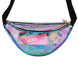 New Fanny Pack Multi-function Steam Punk Leg Fashion  Chest Bag Reflective Laser Shoulder Bag Women's Belt Waist Bag Pochete