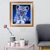 DIY 5D Partial Diamond Embroidery Little tiger Diamond Painting Cross Stitch Kits Diamond Mosaic Home Decoration
