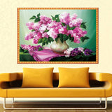 DIY Full 5D Diamond Embroidery The Flowers Round Diamond Painting Cross Stitch Kits Diamond Mosaic Home Decoration