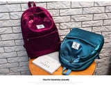 New Shiner Women Backpack Solid Color Preppy Casual Backpack for Teenage Girls Female School Shoulder Bag Bagpack mochila